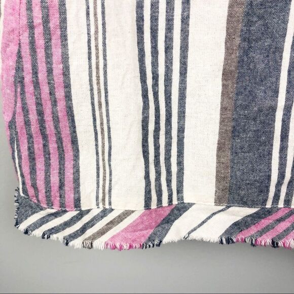 EASEL | Off the Shoulder Vertical Stripe Dress Women’s Size Medium - Picture 5 of 9